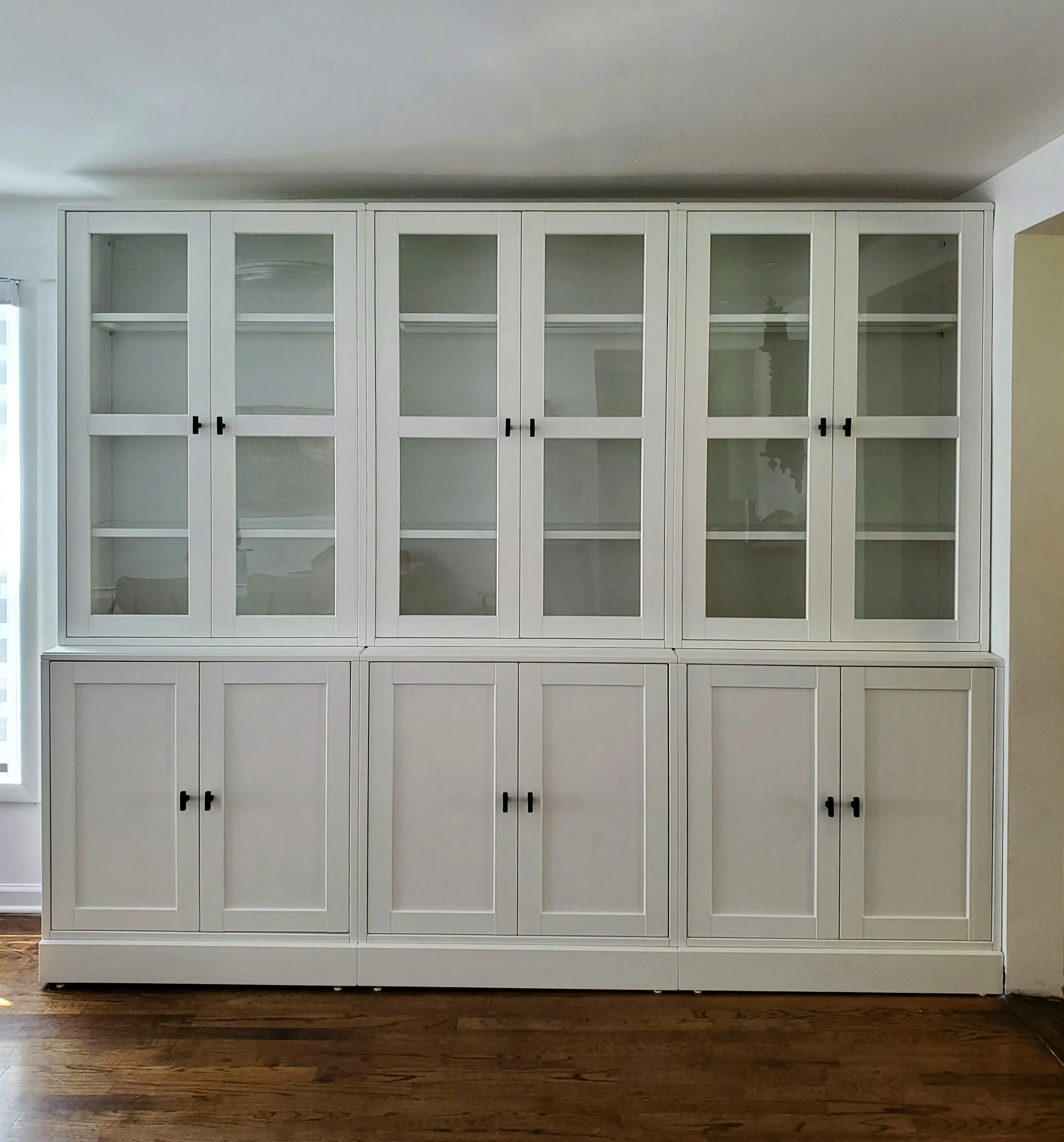 IKEA Glass Cabinet Wall in Ridgewood NJ